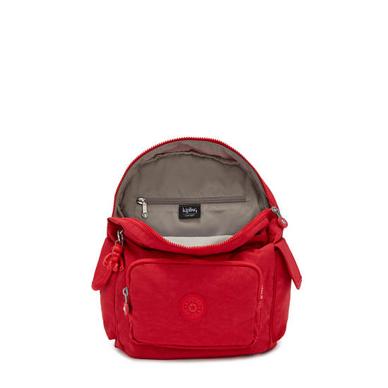 Kipling City Pack Small Backpacks Red Rouge | CA 1509VR